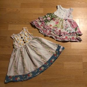 Bundle “Sweet Honey” dresses size 18 months/2T (Read Description)
